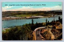 Cartão postal K2/ Longview Washington c1910 serraria de madeira Lon-Bell 87 comprar usado  Enviando para Brazil