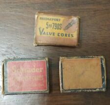 3 núcleos de válvula de pneu Schrader Bridgeport vintage caixa-Exército Willys Jeep Ford Harley  comprar usado  Enviando para Brazil