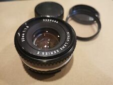 Used, NIKON AI-S 50mm 1.8 SERIE E PANCAKE LENS PRIME LENS VINTAGE NIKKOR for sale  Shipping to South Africa