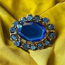 Vintage brooch blue for sale  MONTROSE