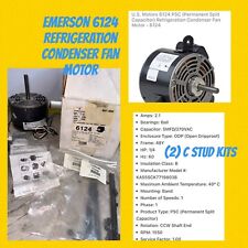 EMERSON 6124 PSC Condensador dividido permanente Refrigeración Motor del ventilador del condensador 1/4 segunda mano  Embacar hacia Argentina