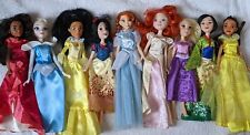 Lot of 9  Disney Princess all are  Dressed, used for sale  Shipping to South Africa