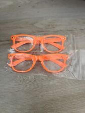 Orange glasses two for sale  Naples