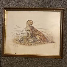Cheetah cubs painting for sale  DUDLEY
