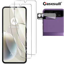 Usado, Protetor de tela filme TPU macio transparente HD Caseswill para Motorola Razr (2023) comprar usado  Enviando para Brazil