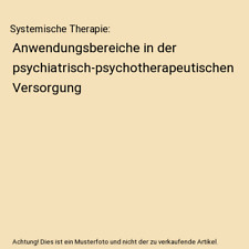 Systemische therapie anwendung gebraucht kaufen  Trebbin