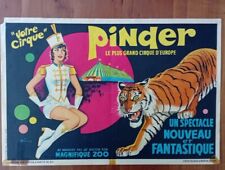 Affiche cirque pinder d'occasion  Champdeniers-Saint-Denis
