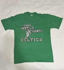 Camisa vintage de los Boston Celtics 1986 NBA World Champs de punta única años 80 para hombre XL segunda mano  Embacar hacia Argentina