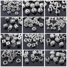 50pcs Tibetan Silver Metal Loose Spacer Craft Beads lot Wholesale Jewelry Making, usado comprar usado  Enviando para Brazil