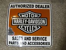 Placa de porcelana vintage Harley Davidson motocicletas RARA comprar usado  Enviando para Brazil