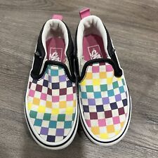 Vans checkered multicolored for sale  Castro Valley