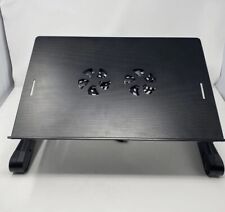 Bandeja de cama portátil dobrável ajustável 180° para laptop mesa suporte + ventilador de refrigeração, usado comprar usado  Enviando para Brazil