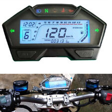 Usado, Velocímetro velocímetro digital universal RPM LCD para motocicleta velocímetro medidor de velocidad segunda mano  Embacar hacia Argentina