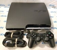 Sony PlayStation 3 PS3 Slim Console CECH-2001A 120GB W Controller & Cords, used for sale  Shipping to South Africa