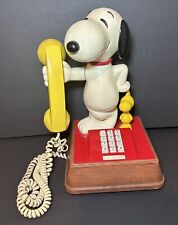 Vintage 1970s Snoopy and Woodstock Pushbutton Landline Phone for sale  Shipping to South Africa