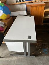Desks white grey for sale  BRADFORD