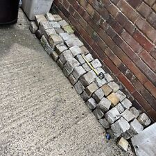 batch of 95 Silver Grey Granite Cobbles Pavers  Blocks Stone Differing Sizes for sale  TAMWORTH