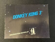 Donkey Kong 3 Black Label Early Print EUA NES manual de instruções comprar usado  Enviando para Brazil