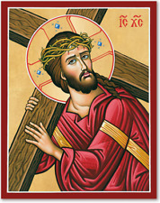 Jesus carrying cross for sale  Saint Cloud