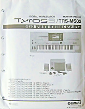 Estação de trabalho digital Yamaha Tyros 3 original diagrama de circuito geral / esquemas comprar usado  Enviando para Brazil