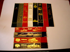 Leather bookmarks ships for sale  UMBERLEIGH