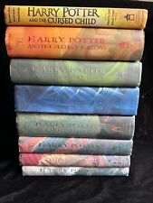 Conjunto completo de livros Harry Potter 1-8 feiticeiro 1ª edição americana J.K.Rowling HC, usado comprar usado  Enviando para Brazil
