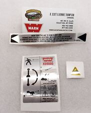 WARN 38306 XD9000 Winch Decal Kit for sale  Shipping to South Africa