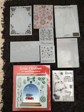 Christmas embossing folder for sale  NORWICH