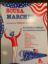 Libro de piano u órgano Sousa Marches Wesley 1975 espuma música vintage segunda mano  Embacar hacia Argentina