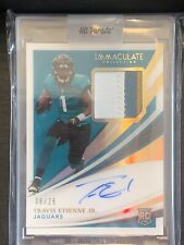 2021 Immaculate Collection RC Travis Etienne Jr On Card Auto RPA 8/25 - Jaguars for sale  Shipping to South Africa