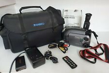 JVC VHS-C VHS Analog Camcorder Video Camera Transfer Bundle Remote VG *Works A+ for sale  Shipping to South Africa