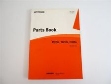 Doosan D 20 25 30 G Lift Truck Parts list book Ersatzteilliste 2007, usado comprar usado  Enviando para Brazil