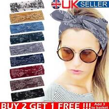 Adults Stretchy Twist Knot Head Wrap Headband Knotted Hairband Ladies Hair Band, used for sale  Shipping to South Africa
