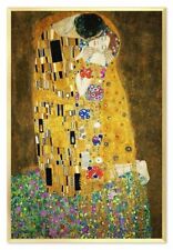 Gustav Klimt - Pocałunek - Druk artystyczny na płótnie z ramą- 93x63cm, używany na sprzedaż  PL