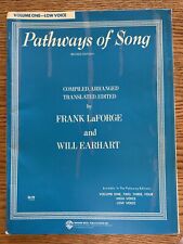 Pathways of Song Volume 1 Songbooks de voz baixa para voz e teclado, edição revisada. comprar usado  Enviando para Brazil