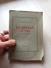 Livre ancien baudelaire d'occasion  Paris XVIII