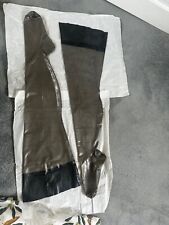 Used, latex stockings XXL trans smokey black/ black for sale  Shipping to South Africa