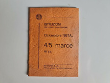 Beta libretto uso usato  Genova