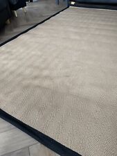 Jute herringbone rug for sale  KETTERING