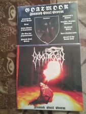 GOATMOON-finnish steel storm-BLUE COLOUR-LP-black metal segunda mano  Embacar hacia Argentina