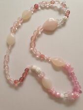 Pink acrylic beads for sale  DONCASTER
