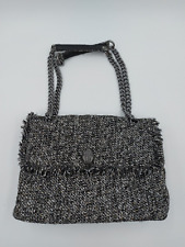 KURT GEIGER black & white fabric shoulder bag for sale  Shipping to South Africa