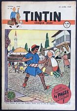 Documento belga edición de Tintín no 18 el 29 de abril de 1948 buen estado segunda mano  Embacar hacia Mexico