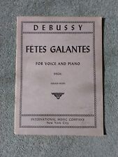 Debussy fetes galantes. for sale  SALISBURY
