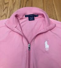 Jaqueta de golfe rosa RALPH LAUREN US$ 65 meninas zíper médio logotipo pônei jaqueta de primavera comprar usado  Enviando para Brazil