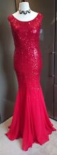 Red sequin long for sale  EGREMONT