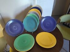 Pratos de almoço vintage Homer Laughlin Fiesta Ware multicoloridos 9” comprar usado  Enviando para Brazil
