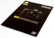 Nikon d500 brochure for sale  Pittsburgh