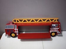 Prateleira de parede para caminhão de bombeiros quarto infantil 2 níveis 32x12x6 comprar usado  Enviando para Brazil