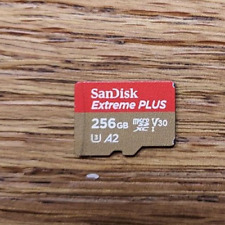 Used, 256GB Sandisk Extreme Plus Micro SD Card for sale  Shipping to South Africa